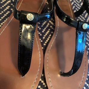 Ralph Lauren Black Sandals